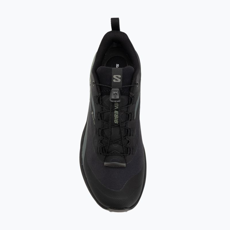 Herren-Laufschuhe Salomon Genesis GTX schwarz/agave grün/urban chic 5