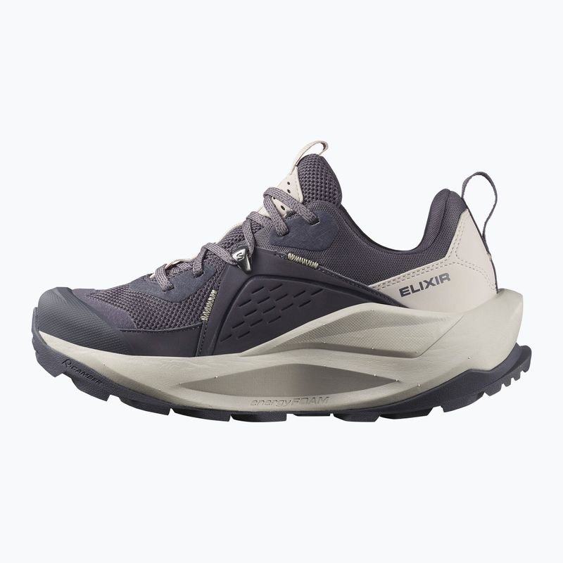 Wanderschuhe Damen Salomon Elixir GTX 9 nine iron/silver cloud/sponge 10