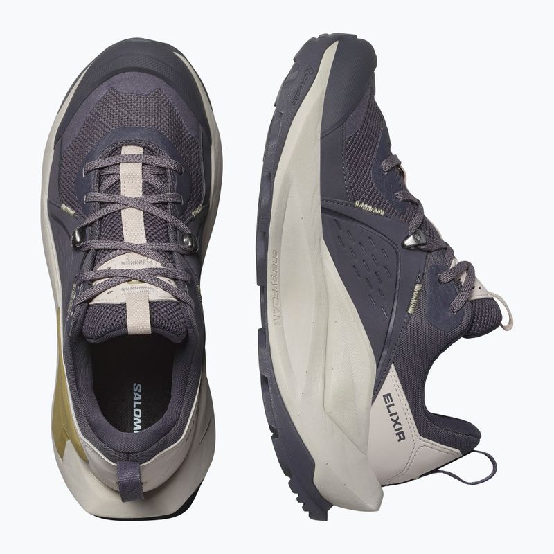 Wanderschuhe Damen Salomon Elixir GTX 9 nine iron/silver cloud/sponge 13