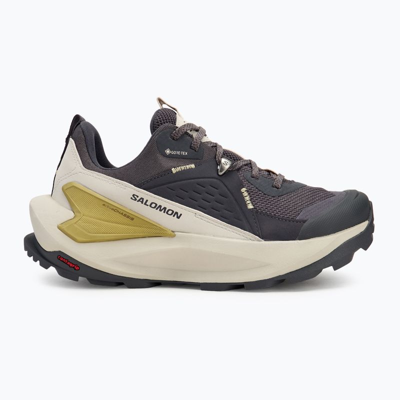 Wanderschuhe Damen Salomon Elixir GTX 9 nine iron/silver cloud/sponge 2