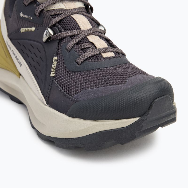 Wanderschuhe Damen Salomon Elixir GTX 9 nine iron/silver cloud/sponge 7