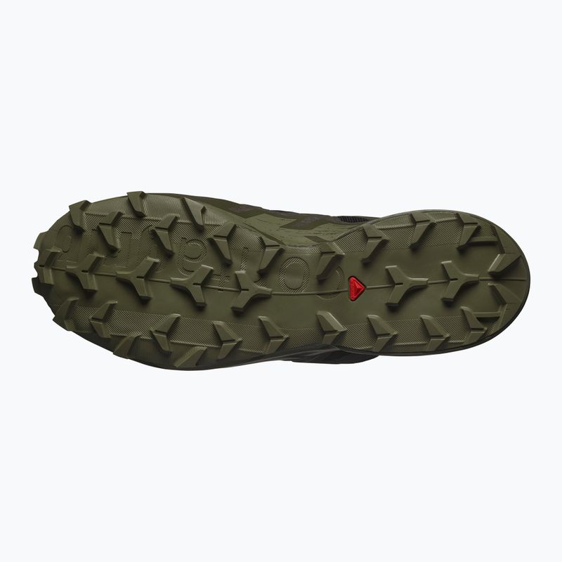 Herren-Laufschuhe Salomon Speedcross 6 GTX schwarz/torf/tiefes Flechtengrün 5