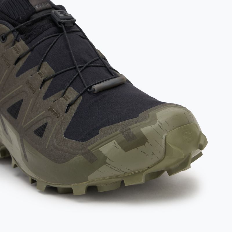 Herren-Laufschuhe Salomon Speedcross 6 GTX schwarz/torf/tiefes Flechtengrün 7