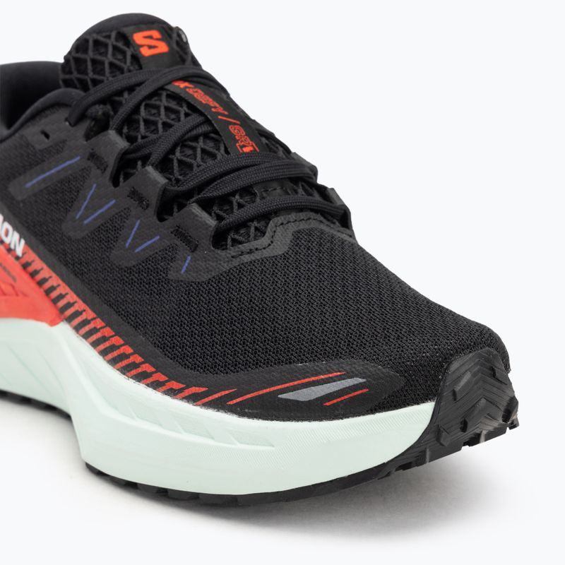 Laufschuhe Damen Salomon Drx Defy GRVL black/cherry tomato/bay 7