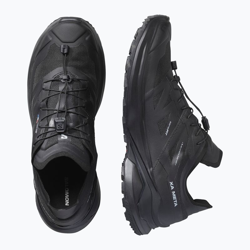 Herren-Laufschuhe Salomon XA Meta Made In France schwarz/schwarz/schwarz 12