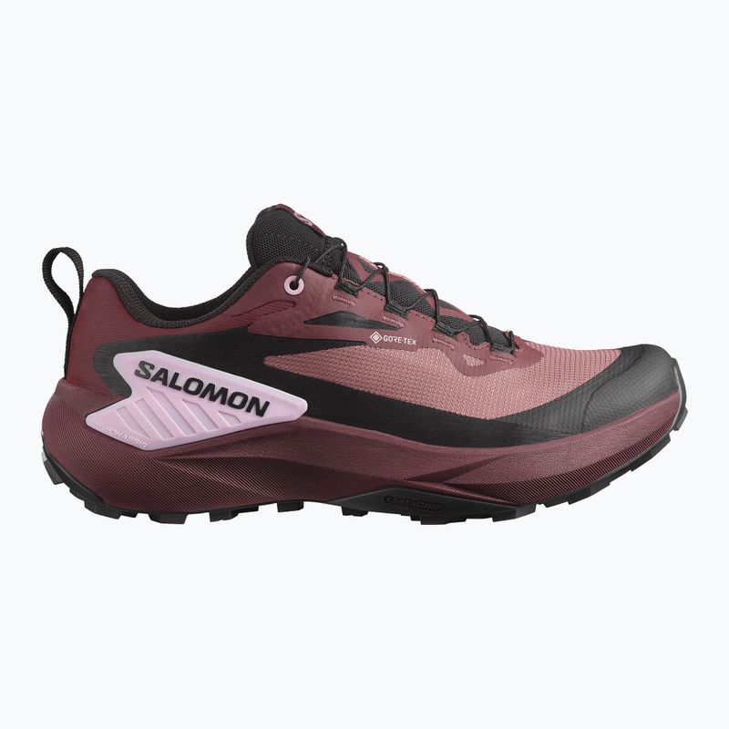 Damen-Laufschuhe Salomon Genesis GTX rose taupe/schwarze Orchidee/Bouquet 9