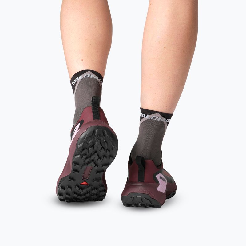 Damen-Laufschuhe Salomon Genesis GTX rose taupe/schwarze Orchidee/Bouquet 15