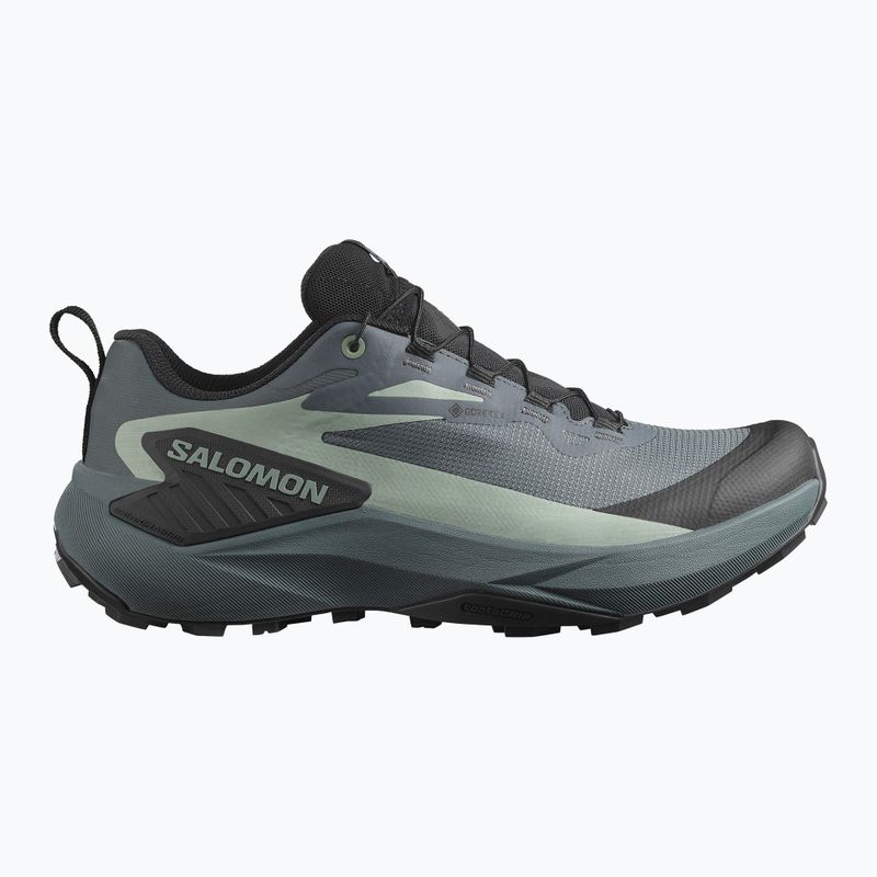 Laufschuhe Damen Salomon Genesis GTX turbulence/black/green milieu