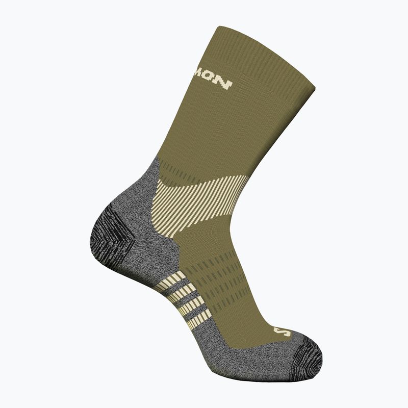 Salomon X Ultra Access Crew 2 Paar gothic olive/grisaille Socken
