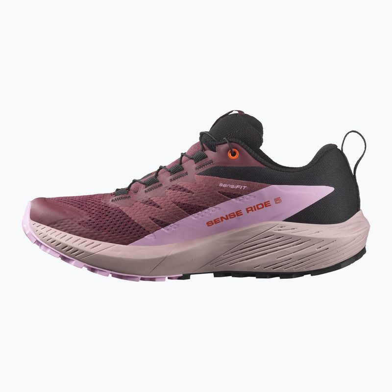 Laufschuhe Damen Salomon Sense Ride 5 GTX catawba grape/orchid bouquet/cherry tomato 9