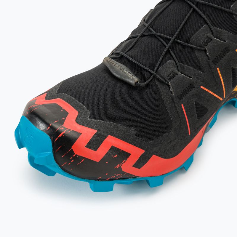 Salomon Speedcross 6 schwarz/weiss/transcend blau Herren Laufschuhe 9