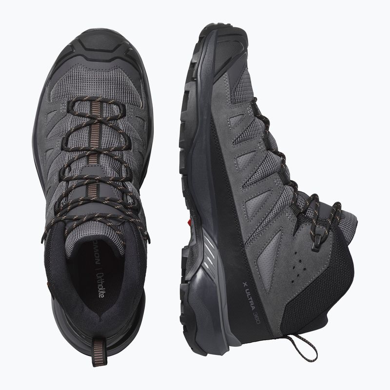 Herren-Trekkingschuhe Salomon X ULTRA 360 LTR MID GTX castlerock/asphalt 5