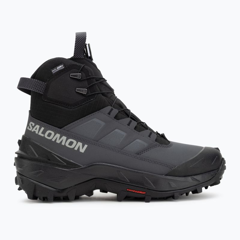 Herren-Trekking-Schuhe Salomon Crosstrak Powder WP asphalt/schwarz/sharkskin 2