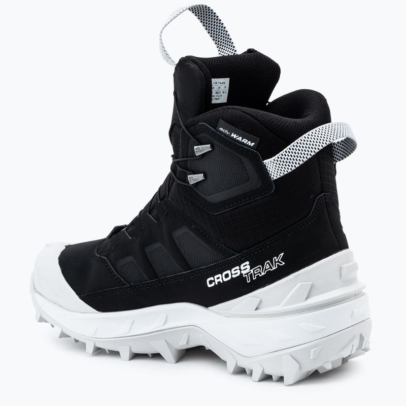 Trekking Wander Schuhe Herren Salomon Crossrak Powder WP black/black/white 3