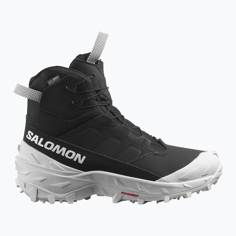 Trekking Wander Schuhe Herren Salomon Crossrak Powder WP black/black/white 9