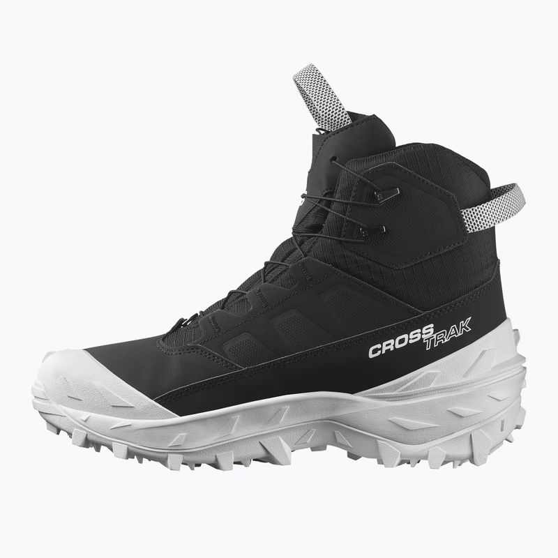 Trekking Wander Schuhe Herren Salomon Crossrak Powder WP black/black/white 10