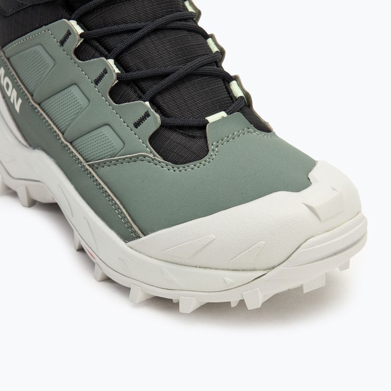Trekking Wander Schuhe Damen Salomon Crosstrak WP agave green/black/can ary green 7