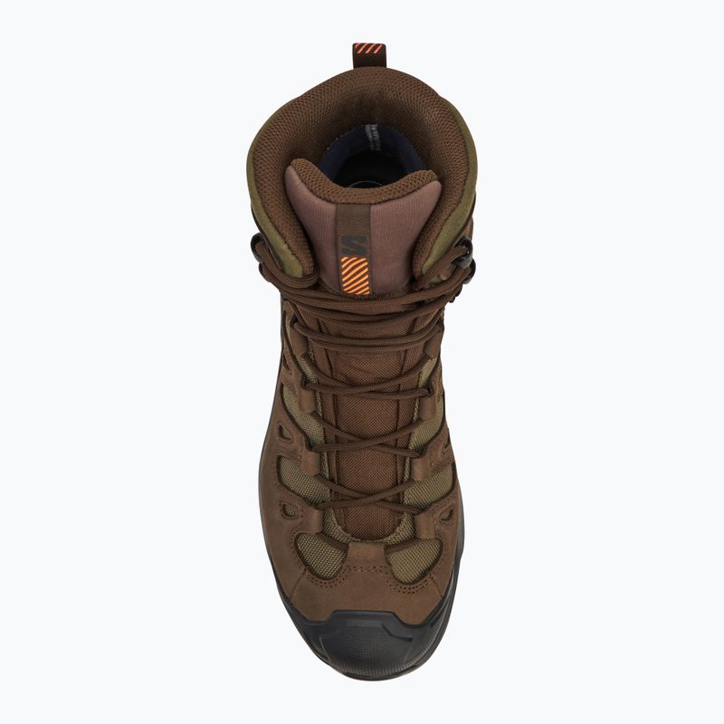 Wanderschuhe Salomon Quest Tracker GTX earth brown/green/black 5