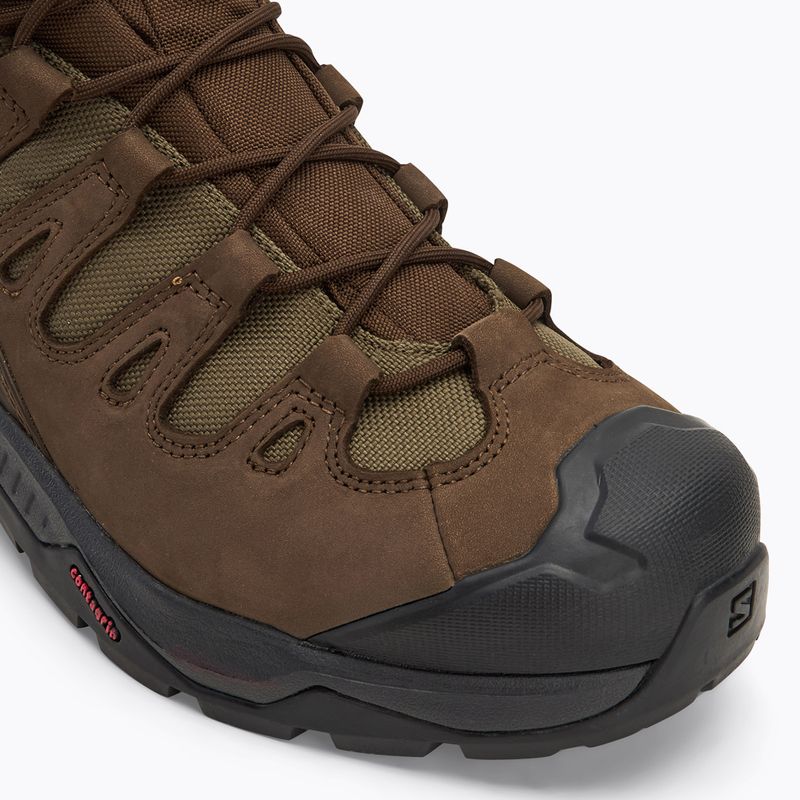Wanderschuhe Salomon Quest Tracker GTX earth brown/green/black 7