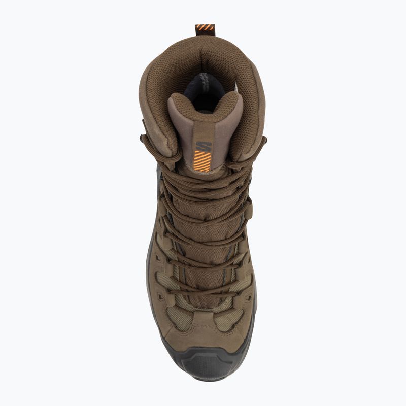 Wanderschuhe Salomon Quest Tracker High GTX earth brown/green 5