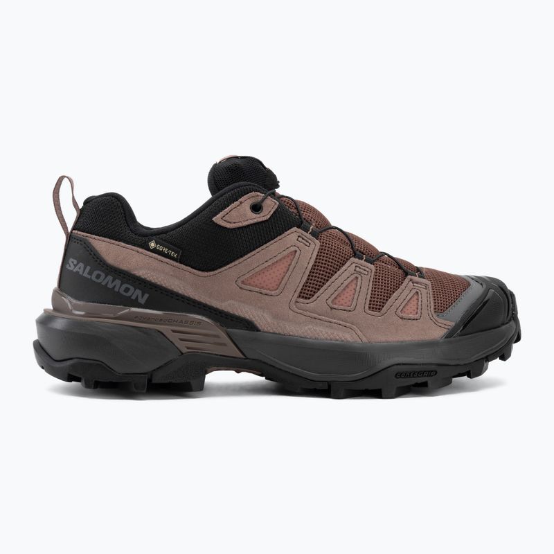 Trekkingschuhe Damen Salomon X ULTRA 360 LTR GTX cognac/peppercorn/black 2