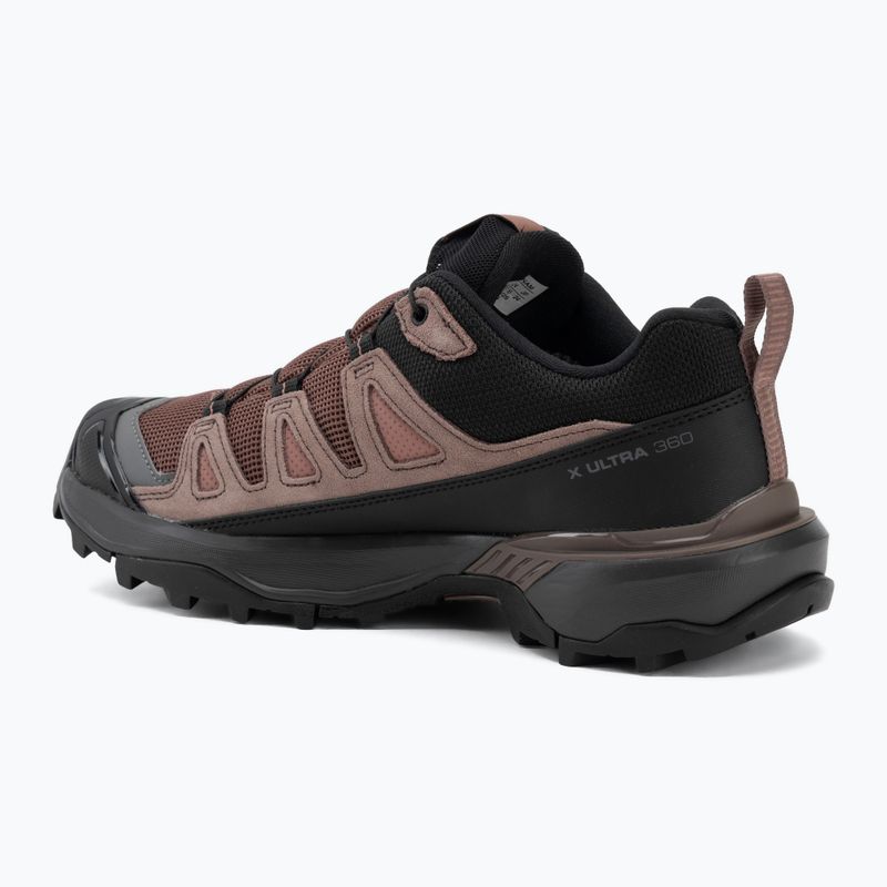 Trekkingschuhe Damen Salomon X ULTRA 360 LTR GTX cognac/peppercorn/black 3