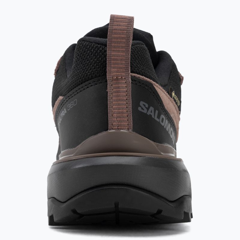 Trekkingschuhe Damen Salomon X ULTRA 360 LTR GTX cognac/peppercorn/black 6
