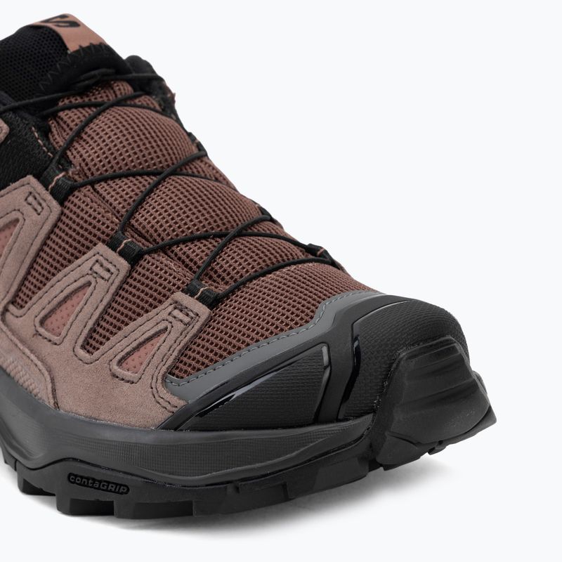 Trekkingschuhe Damen Salomon X ULTRA 360 LTR GTX cognac/peppercorn/black 7