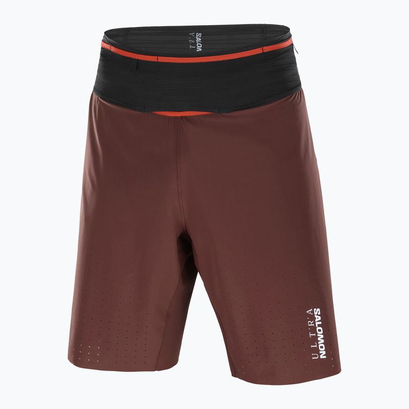 Herren Laufshorts Salomon S/Lab Ultra 2IN1 dekadente Schokolade 6