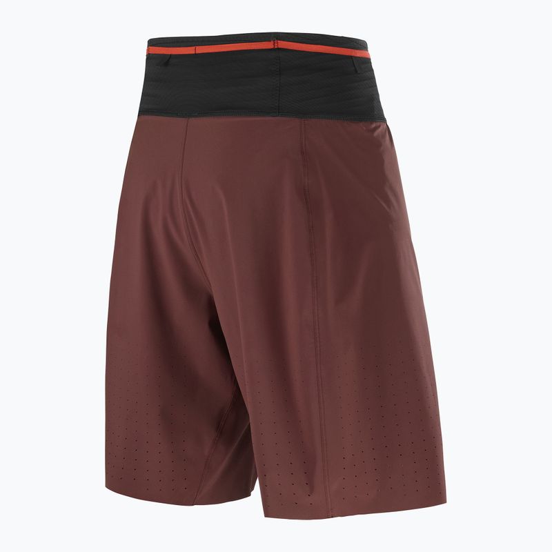 Herren Laufshorts Salomon S/Lab Ultra 2IN1 dekadente Schokolade 7