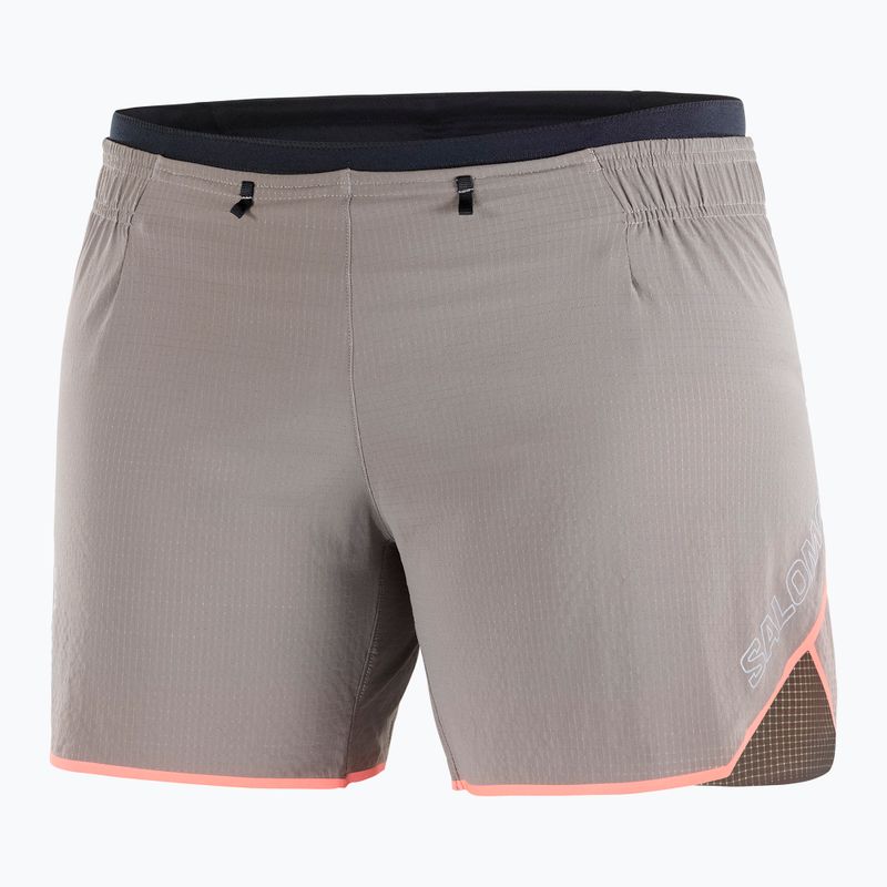 Salomon Sense Aero 5" Eisen/Neon Flamme Laufshorts für Damen 6