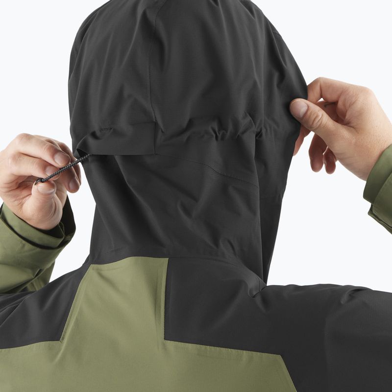 Windjacke Herren Salomon Outerpath 2.5L black / grape leaf 3