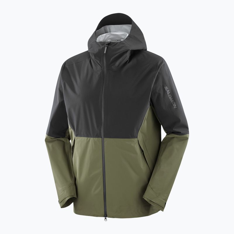 Windjacke Herren Salomon Outerpath 2.5L black / grape leaf 7