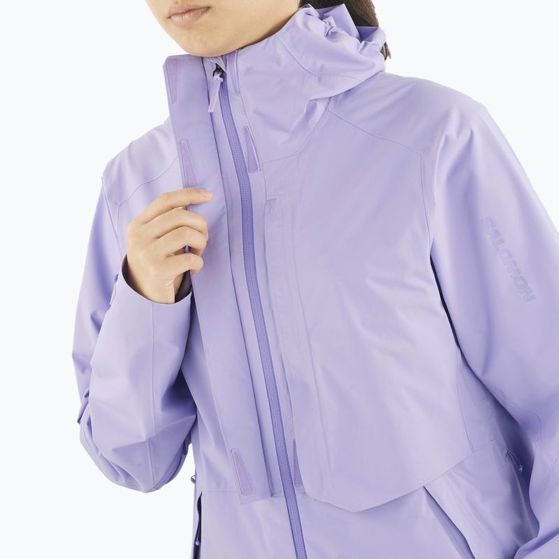 Windjacke Damen Salomon Outerpath Pro 2.5L violet tulip 4