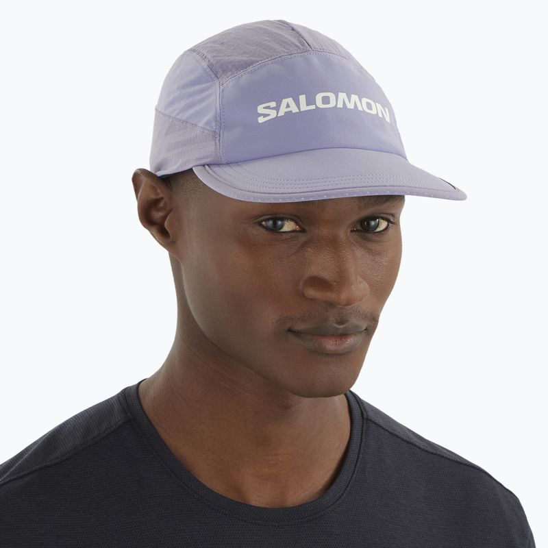 Cap Schirmmütze Salomon Sense Aero blue granite 2