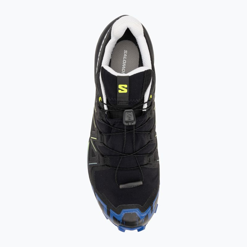 Laufschuhe Herren Salomon Speedcross 6 Gtx Fan Fire black/surf the web/safety yellow 5