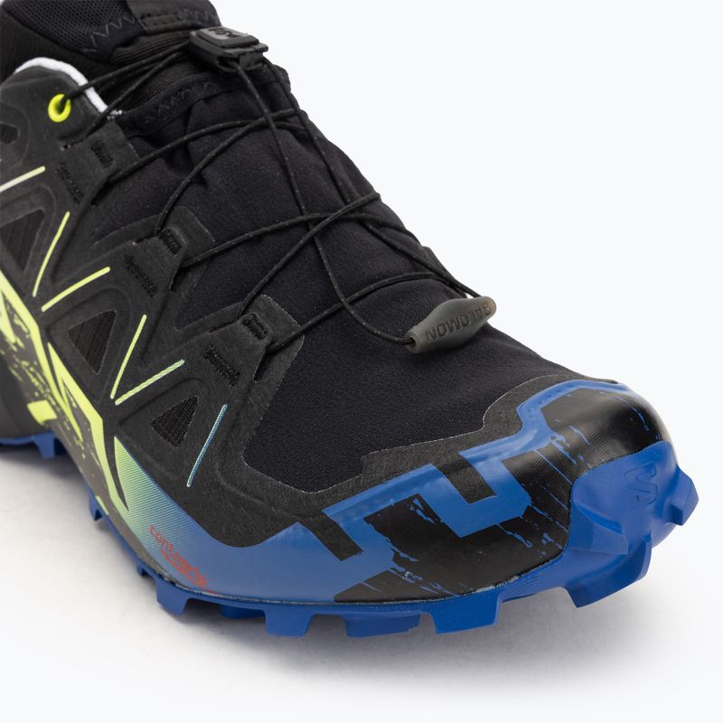 Laufschuhe Herren Salomon Speedcross 6 Gtx Fan Fire black/surf the web/safety yellow 7
