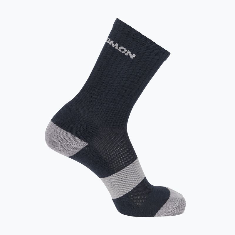Socken Salomon Evasion Crew 2 Paar blue nights/monument 2