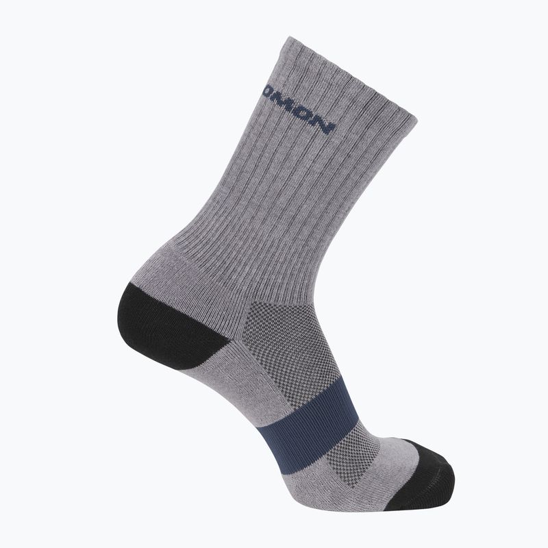 Socken Salomon Evasion Crew 2 Paar blue nights/monument 3