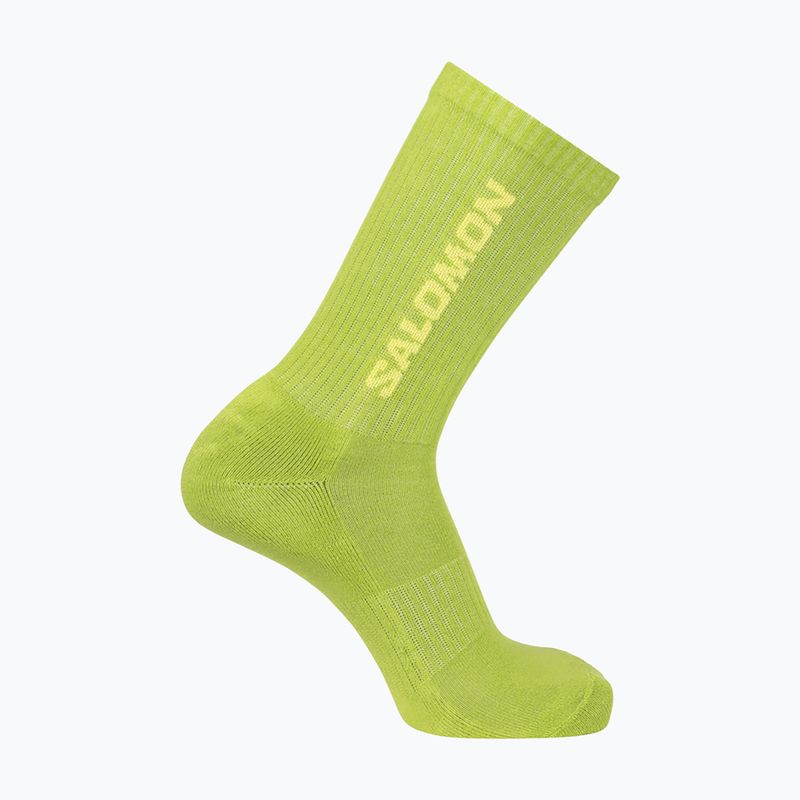 Socken Salomon Everyday Crew 3 Paar flame scarlet/dark citron 3
