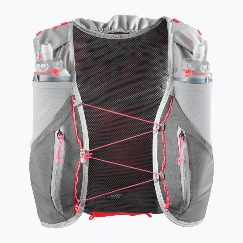 Laufweste Salomon ADV SKIN 12 Set castelrock/alloy/neon flame
