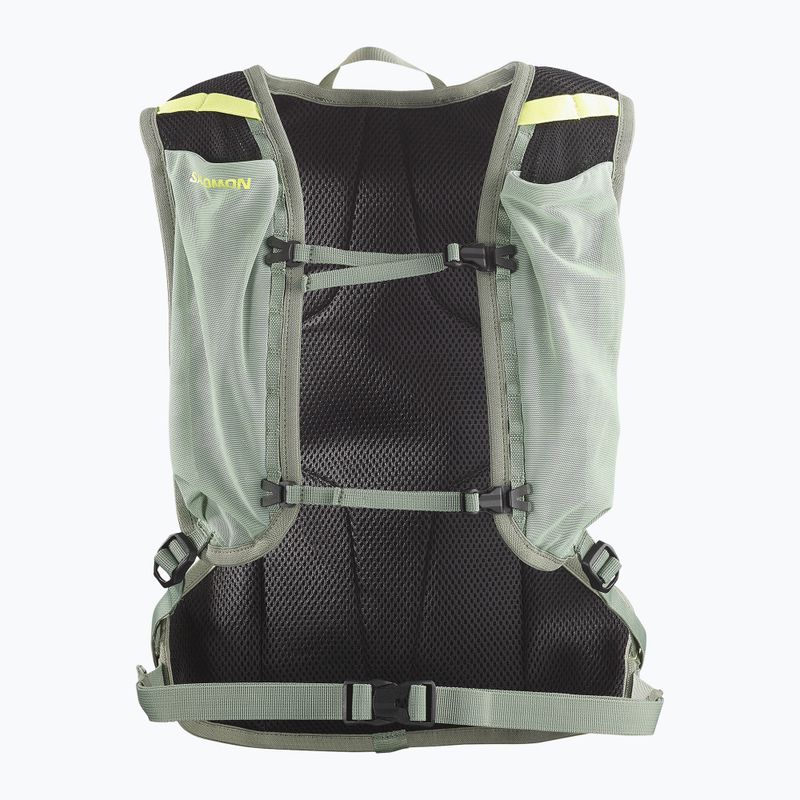 Laufrucksack Salomon Cross 8 green milieu/agave green 2