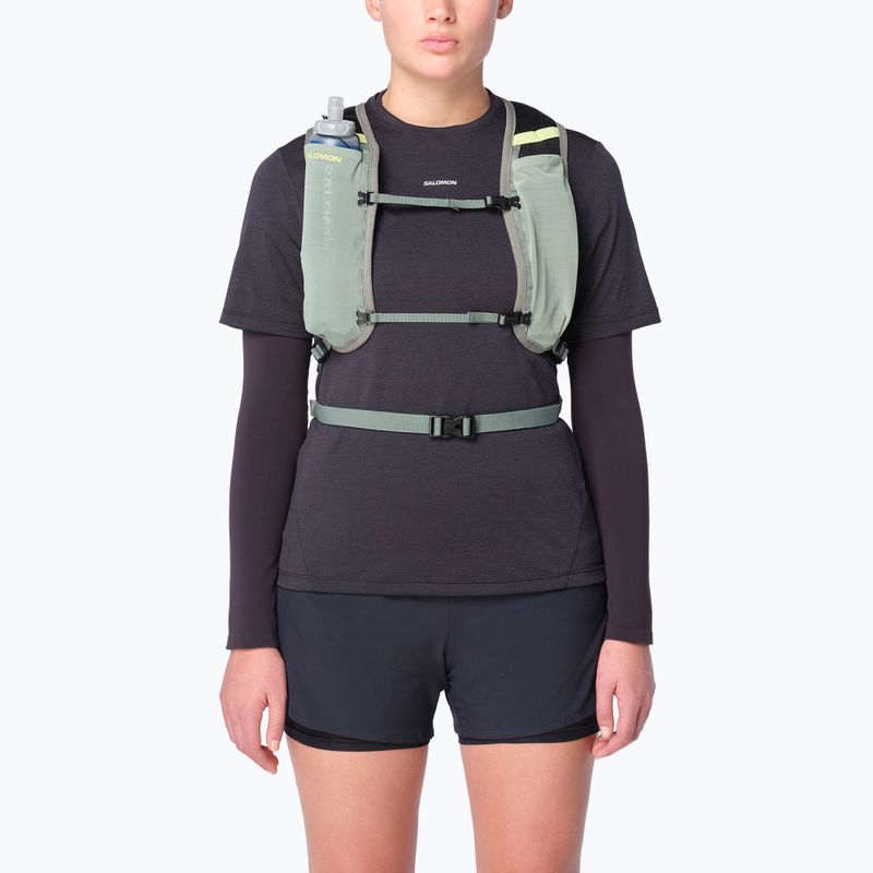 Laufrucksack Salomon Cross 8 green milieu/agave green 4