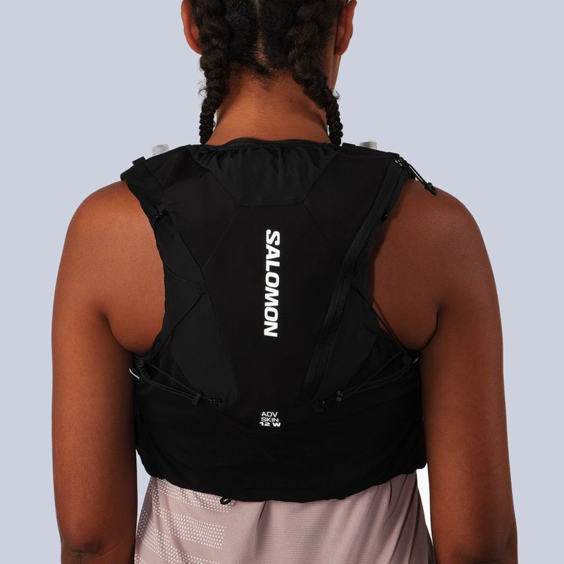Damen-Laufweste Salomon ADV SKIN 12 Set black/asphalt new 9