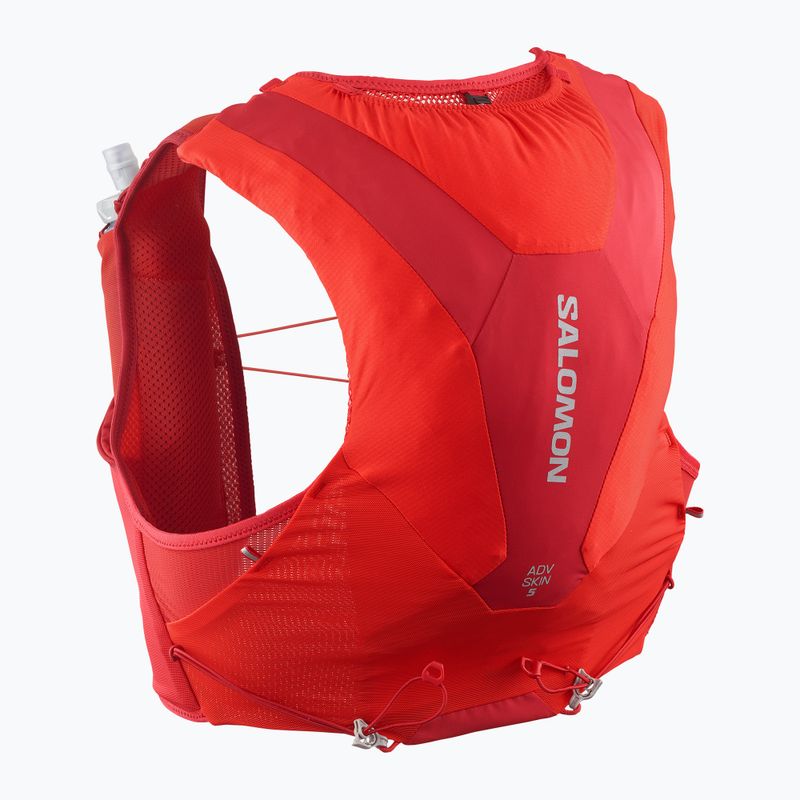 Laufweste Salomon ADV SKIN 5 Set flame scarlet/haute red 2