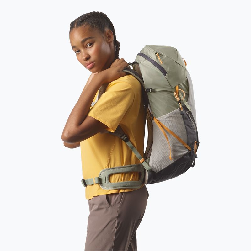 Wander Rucksack Damen Salomon Aerotrek 28 l S-M seagrass/silver cloud/nine iron 5