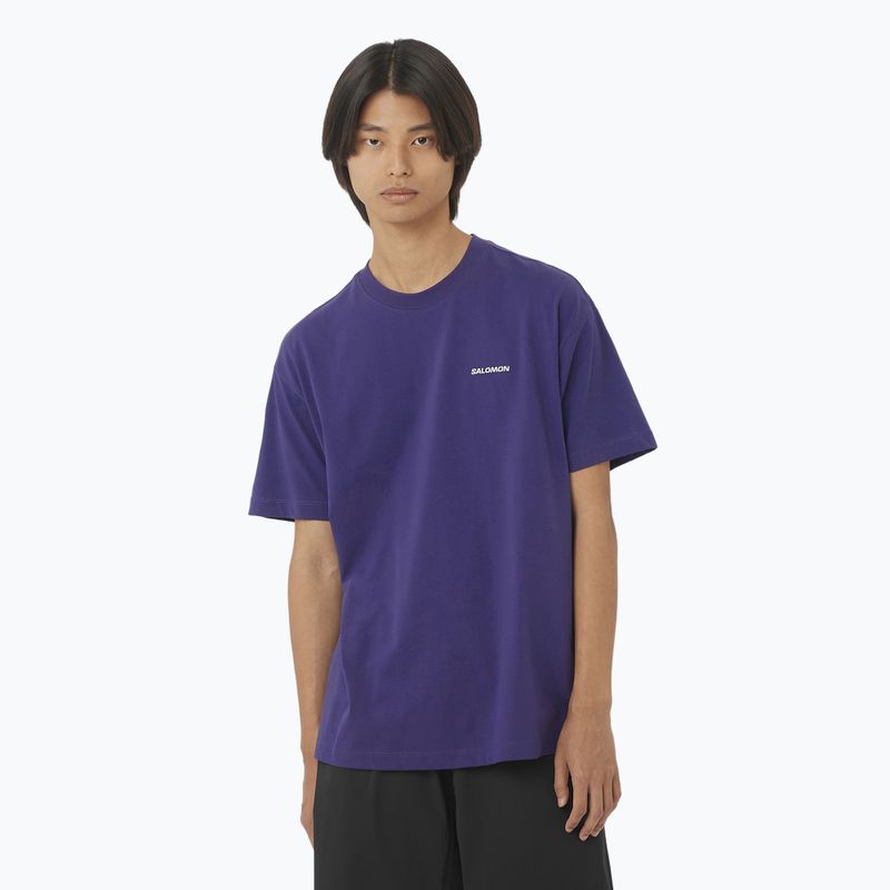 Shirt Herren Salomon Logo RX Tee astral