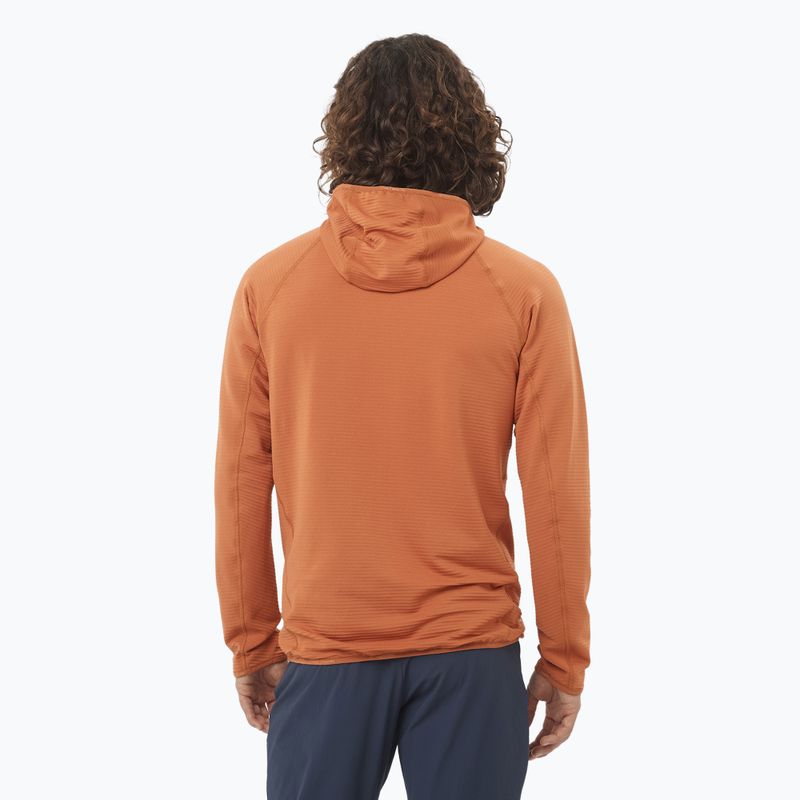 Herren Salomon Sntial Lightwarm Hybrid sierra trekking Sweatshirt 2