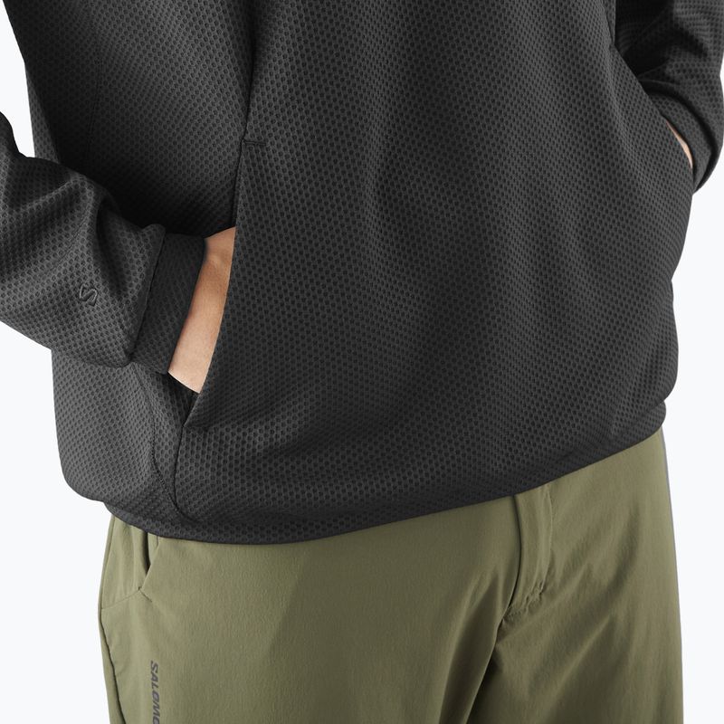 Herren-Trekkingpullover Salomon Motomesh Crewneck deep black 7