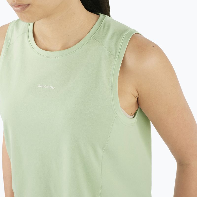 Salomon Trackline Tank Frauen-T-Shirt Meer Schaum 3